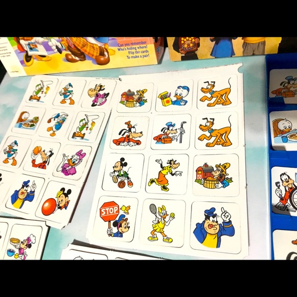 DISNEY VTG 90 Mickey Mouse CollectableMemory Game - Picture 11 of 15